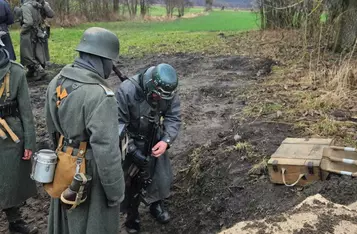 Piknik zimowy z inscenizacją historyczną w Borównie/ Fot. Bartosz Kubacki