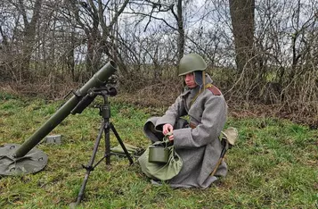 Piknik zimowy z inscenizacją historyczną w Borównie/ Fot. Bartosz Kubacki