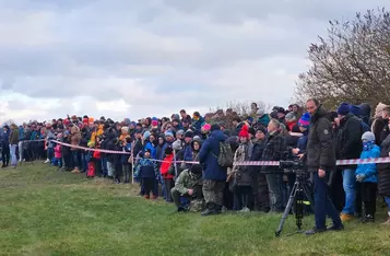 Piknik zimowy z inscenizacją historyczną w Borównie/ Fot. Bartosz Kubacki