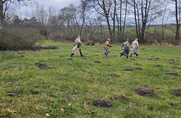 Piknik zimowy z inscenizacją historyczną w Borównie/ Fot. Bartosz Kubacki