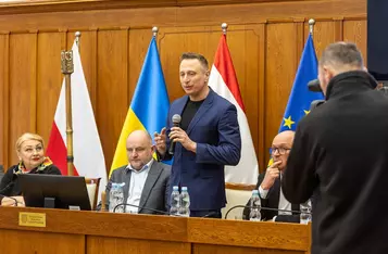 Ceremonia przekazania umów FEdKP, 28 lutego 2025, fot. Szymon Zdziebło/tarantoga.pl dla UMWKP