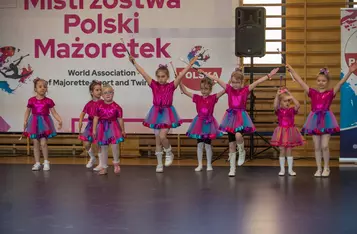 Mażoretki walczyły w Mistrzostwach Polski w Chełmnie/Fot. Pitrex