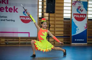 Mażoretki walczyły w Mistrzostwach Polski w Chełmnie/Fot. Pitrex