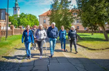 W niedzielę spacerek poprowadziła przewodniczka Joanna Stolarska–Kurowska/ Fot.Pitrex