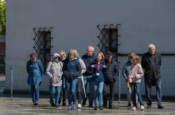 W niedzielę spacerek poprowadziła przewodniczka Joanna Stolarska–Kurowska/ Fot.Pitrex