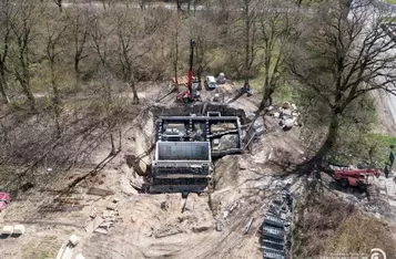 Prace w zespole pałacowo-parkowym w Nawrze, fot. KPCD