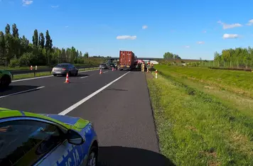 Wypadki na autostradzie A1 pod Świeciem/ Fot. KPP Świecie
