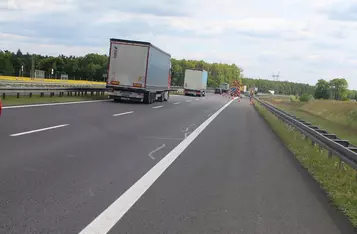 Wypadki na autostradzie A1 pod Świeciem/ Fot. KPP Świecie