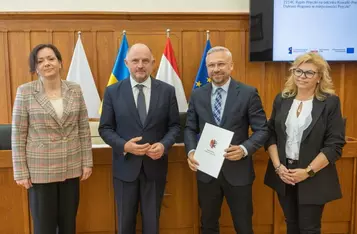 Wręczenie umów FEdKP 2021-2027, 16 maja 2025 r., fot. Mikołaj Kuras dla UMWKP