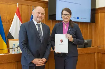 Wręczenie umów FEdKP 2021-2027, 16 maja 2025 r., fot. Mikołaj Kuras dla UMWKP