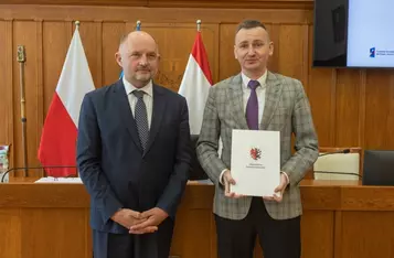 Wręczenie umów FEdKP 2021-2027, 16 maja 2025 r., fot. Mikołaj Kuras dla UMWKP