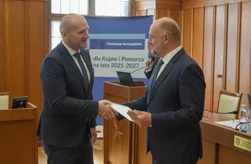Wręczenie umów FEdKP 2021-2027, 16 maja 2025 r., fot. Mikołaj Kuras dla UMWKP