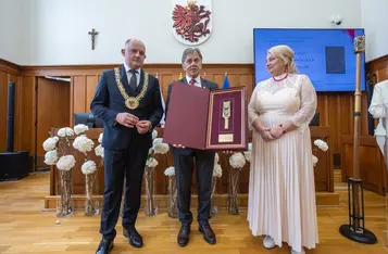 Oficjalne uroczystości z okazji Święta Województwa, Toruń, 9 czerwca 2025 r., fot. Andrzej Goiński/UMWKP