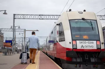 Pierwszy kurs pociągu Latarnik na Hel, fot. Agnieszka Bielecka/Arriva