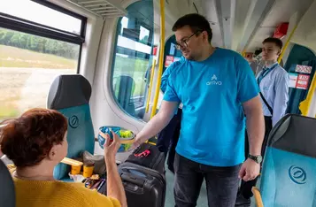 Pierwszy kurs pociągu Latarnik na Hel, fot. Agnieszka Bielecka/Arriva