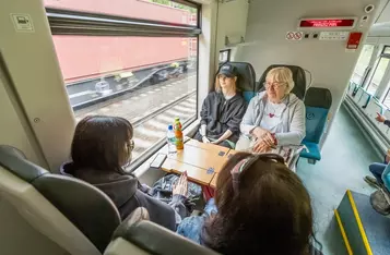 Pierwszy kurs pociągu Latarnik na Hel, fot. Agnieszka Bielecka/Arriva