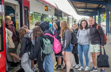 Pierwszy kurs pociągu Latarnik na Hel, fot. Agnieszka Bielecka/Arriva