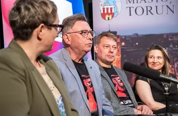 Konferencja prasowa organizatorów festiwalu Bella Tofifest, fot. Szymon Zdziebło/tarantoga.pl dla UMWKP