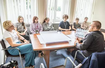 Okrągły Stół Uczniowski, Toruń 2025, fot. Andrzej Goiński/UMWK