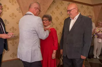 Złote gody w ratuszu w Chełmnie/ Fot. Pitrex