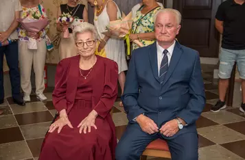 Złote gody w ratuszu w Chełmnie/ Fot. Pitrex