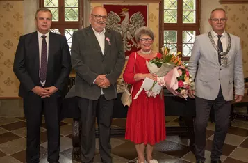 Złote gody w ratuszu w Chełmnie/ Fot. Pitrex