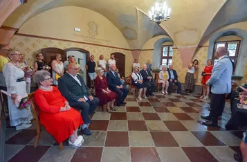 Złote gody w ratuszu w Chełmnie/ Fot. Pitrex