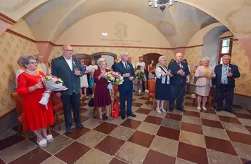 Złote gody w ratuszu w Chełmnie/ Fot. Pitrex