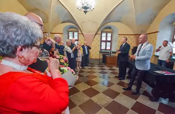Złote gody w ratuszu w Chełmnie/ Fot. Pitrex