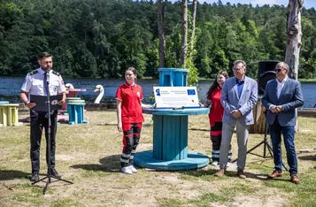 Inauguracja sezonu wakacyjnego WOPR w Tleniu, fot. Andrzej Goiński/UMWKP