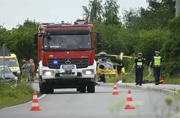 Dwóch nastolatków rozbiło się na hulajnodze w Świeciu/ Fot. KPP Świecie