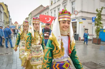 Międzynarodowe Spotkania z Folklorem w Chełmnie to już tradycja/ Fot. PITREX