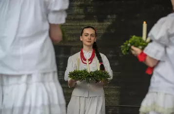 Międzynarodowe Spotkania z Folklorem w Chełmnie to już tradycja/ Fot. PITREX