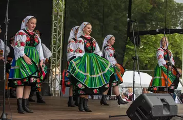 Międzynarodowe Spotkania z Folklorem w Chełmnie to już tradycja/ Fot. PITREX