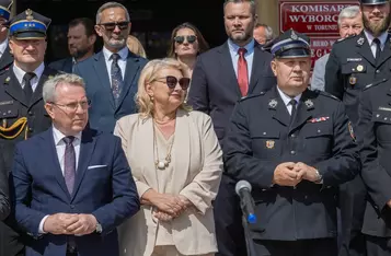 Przekazanie sprzętu jednostkom OSP, fot. Mikołaj Kuras dla UMWKP