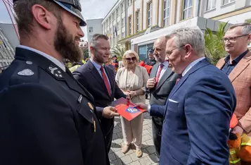 Przekazanie sprzętu jednostkom OSP, fot. Mikołaj Kuras dla UMWKP