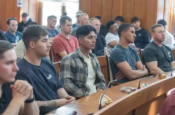 Uroczystość powitania żołnierzy amerykańskich, fot. Mikołaj Kuras dla UMWKP