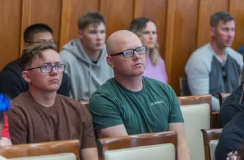 Uroczystość powitania żołnierzy amerykańskich, fot. Mikołaj Kuras dla UMWKP