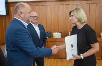 Ceremonia wręczenia umów FEdKP, 28 sierpnia 2025, fot. Mikołaj Kuras dla UMWKP