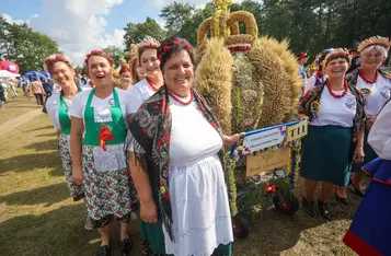 Dożynki wojewódzkie 2025, fot. Mikołaj Kuras dla UMWKP