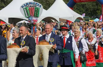 Dożynki wojewódzkie 2025, fot. Mikołaj Kuras dla UMWKP