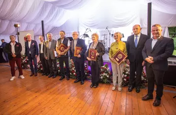 Uroczyste spotkanie w Przysieku, fot. Mikołaj Kuras dla UMWKP