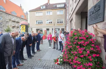 Uroczyste spotkanie w Przysieku, fot. Mikołaj Kuras dla UMWKP