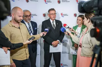 Briefing prasowy przed inauguracyjnym posiedzeniem Rady Rozwoju, fot. Szymon Zdziebło/tarantoga dla UMWKP