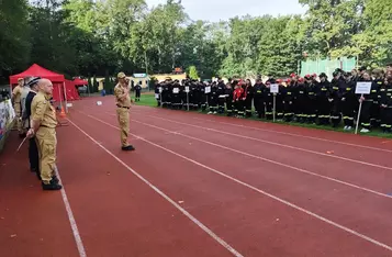 Powiatowe Zawody Sportowo-Pożarnicze w Chełmnie/ Fot. KP PSP Chełmno