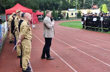 Powiatowe Zawody Sportowo-Pożarnicze w Chełmnie/ Fot. KP PSP Chełmno