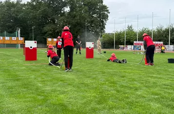 Powiatowe Zawody Sportowo-Pożarnicze w Chełmnie/ Fot. KP PSP Chełmno