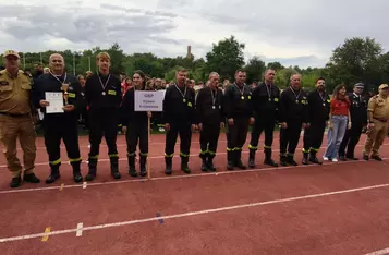 Powiatowe Zawody Sportowo-Pożarnicze w Chełmnie/ Fot. KP PSP Chełmno