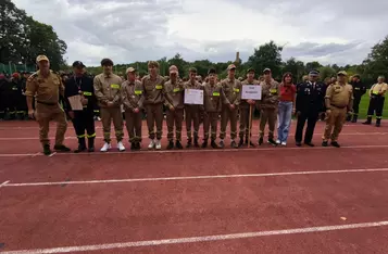 Powiatowe Zawody Sportowo-Pożarnicze w Chełmnie/ Fot. KP PSP Chełmno