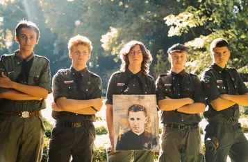 Uroczystości w Dachau, fot. Józef Fifin